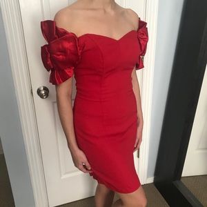 Vintage Valentines Cherry Red Dress